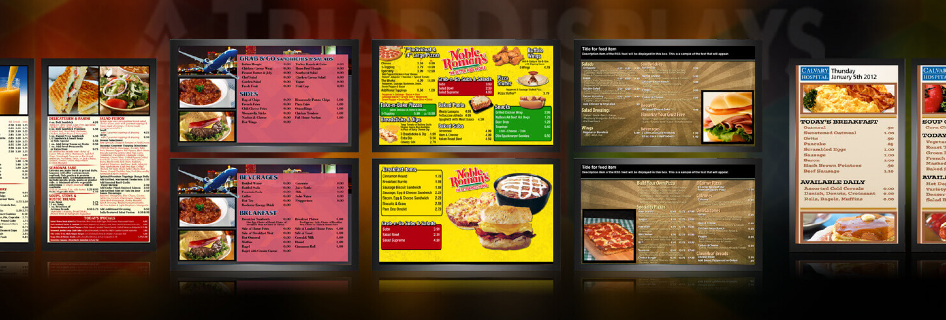 Magnetic Menu Boards