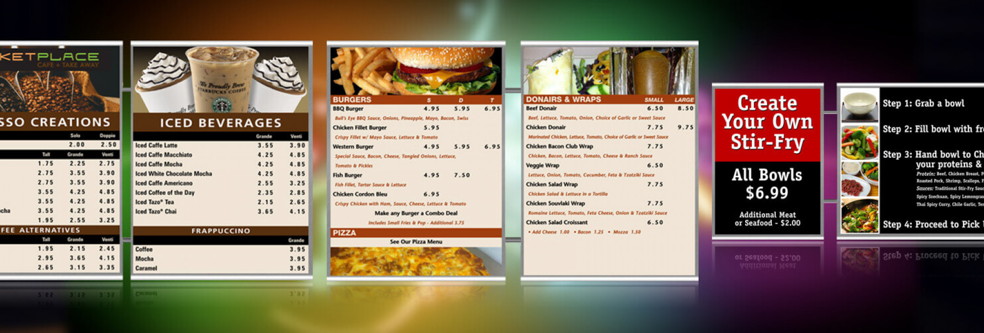 Restaurant Menu Boards